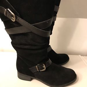 Nine West Black Suede Boots
